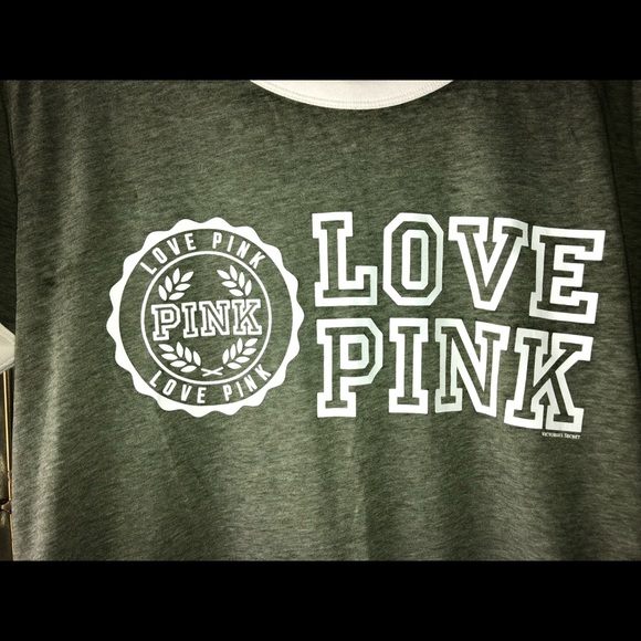 NWOT olive green size medium PINK shirt - Picture 2 of 4